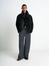 Black Soft Wool Field Jacket