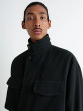 Lemaire Black Soft Wool Field Jacket