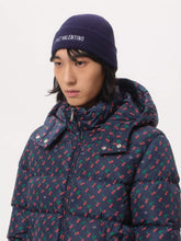 Valentino Garavani Blue Embroidered Wool Beanie
