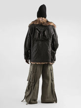 Dolce & Gabbana Green Waxed Faille Cargo Trousers