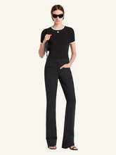 Courrèges Black Signature Contrast T-Shirt