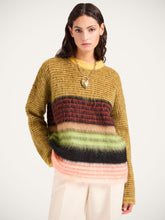 La DoubleJ Multicolour Yellow Brushed Wool Brera Sweater