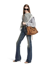 Balenciaga Camel Suede Le City Medium Bag