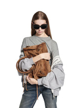 Balenciaga Camel Suede Le City Medium Bag