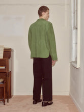 Bode Green Suede Overshirt