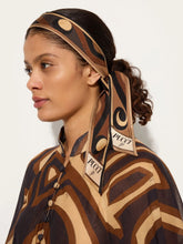 Pucci Manuba and Moirè Print Silk Twill Scarf