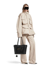 Balenciaga Light Beige Hourglass Parka