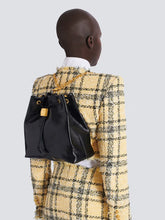 Balmain Black Pulse Calfskin Leather Backpack