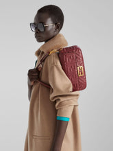 Fendi Burgundy Medium Baguette Bag