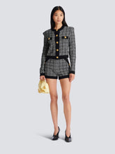 Balmain Black Light Tweed Cardigan