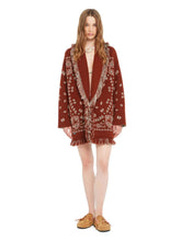 Alanui Harissa-New Sage Bandana Jacquard Cardigan