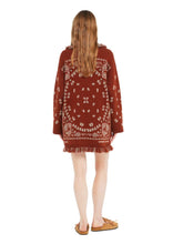 Alanui Harissa-New Sage Bandana Jacquard Cardigan