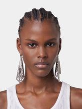 Rabanne Silver Chainmail Drop Earrings