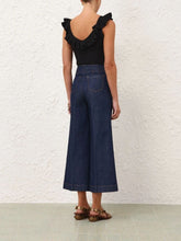 Zimmermann Black Awaken Frill Knit Tank Top