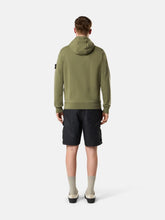 Stone Island Military Green Organic Cotton Hooded Sweatshirt