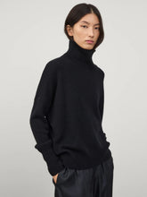 Lisa Yang Black Heidi Cashmere Turtleneck Sweater