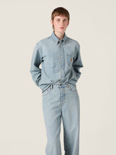 Miu Miu Light Blue Chambray Oversized Shirt