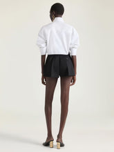Givenchy White Asymmetric Cotton Poplin Shirt