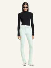 Courrèges Black Buckle Rib-Knit Sweater