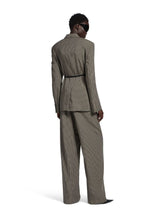 Balenciaga Wrap Tailored Jacket in Khaki and Brown