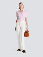 Balmain White High-Waist Straight-Leg Denim Jeans