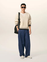 Ami Paris Blue Cotton Balloon Fit Jeans