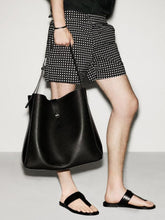 Tom Ford Black T-Sandal Smooth Leather