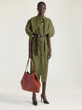 Givenchy Khaki Cotton Poplin Shirt Dress