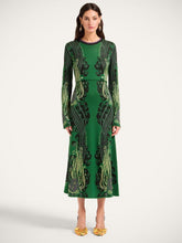 La DoubleJ Atlantis Green Jacquard Knit Bee Dress