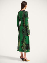 La DoubleJ Atlantis Green Jacquard Knit Bee Dress