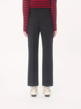 Valentino Garavani Black Wool Slim-Fit Trousers with Cuffs