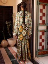Alémais Cece Print Spliced Midi Dress