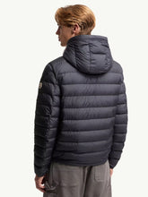 Moncler Navy Blue Vermeille Hooded Short Down Jacket