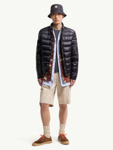 Moncler Navy Blue Selves Short Down Jacket