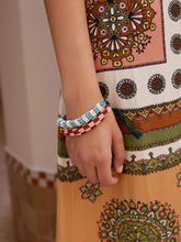 Alémais Clay and Cream Le Jardin Bunch Bead Bracelet