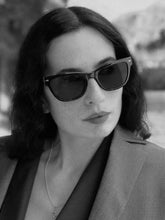 Ahlem Cassette Sunglasses in Black and Rain Gradient