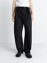 Lemaire Black Twisted Belted Denim Pants
