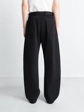 Lemaire Black Twisted Belted Denim Pants