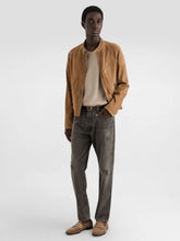 Dolce & Gabbana Beige Lambskin Leather Jacket