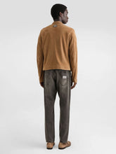 Dolce & Gabbana Beige Lambskin Leather Jacket