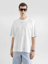 Dolce & Gabbana White Oversized Cotton T-Shirt with Print