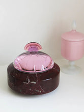 Reflections Copenhagen Cherry Bonbonniere in Rose Marble and Crystal