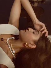 Lizzie Fortunato Organic Wine Resin Hoop Earrings