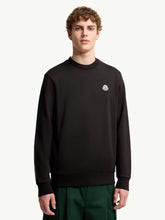 Moncler Black Logo Patch Cotton Sweatshirt