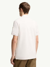 Moncler White Tricolor-Trimmed Cotton Piquet Polo Shirt