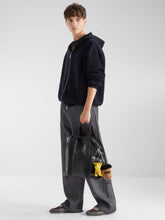 Fendi Black Flux Leather Shopping Bag