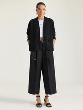 Givenchy Black Cropped Double Pleat Wool and Mohair Pants