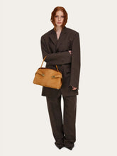 Ferragamo Natural Brown Hug Soft Shoulder Bag