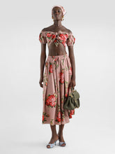 Dolce & Gabbana Rose Bouquet Cotton Crop Top