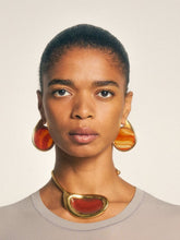 Panconesi Dusk Gold-Plated Red Agate Choker